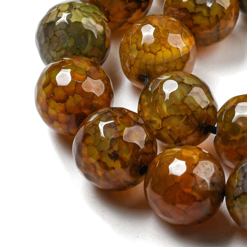 Κομπολόι ημιπολύτιμων λίθων φυσικού Αχάτη και Αιματίτη / Κωδικός Προϊόντος: Α117