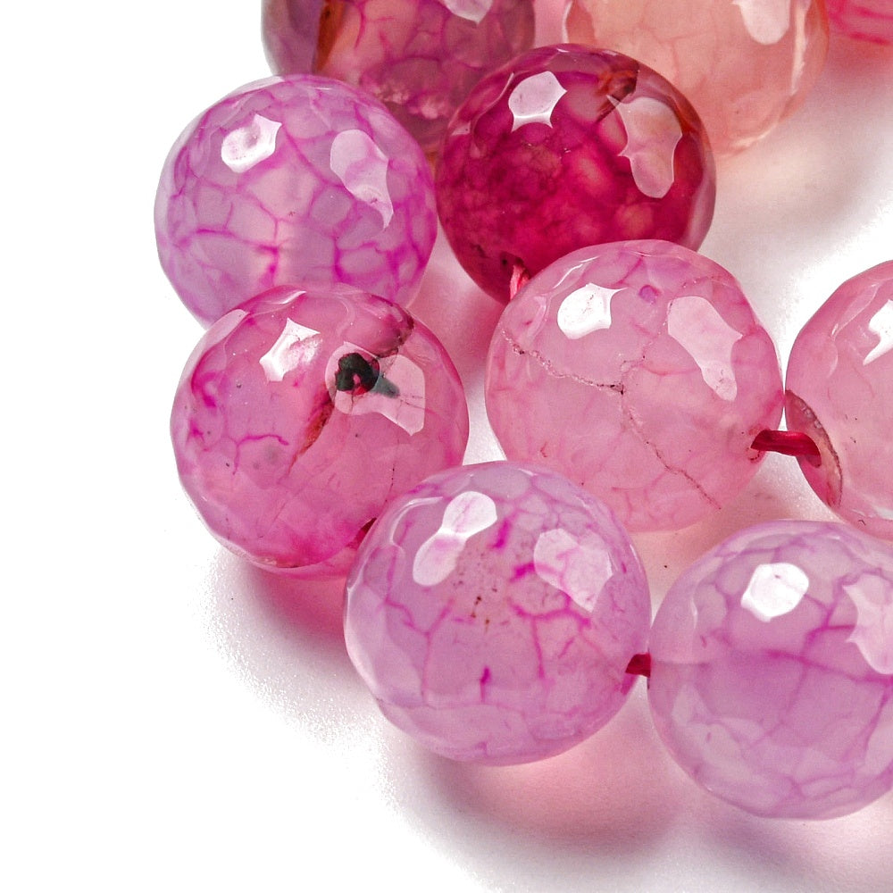 Κομπολόι ημιπολύτιμων λίθων φυσικού Αχάτη και Αιματίτη / Κωδικός Προϊόντος: Α143