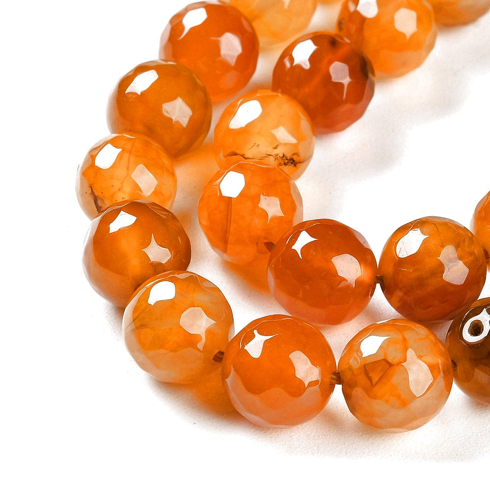 Κομπολόι ημιπολύτιμων λίθων φυσικού Αχάτη και Αιματίτη / Κωδικός Προϊόντος: Α152