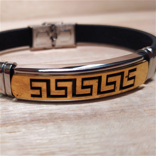 Spartan Warrior Bracelet με ανοξείδωτο ατσάλι σε συσκευασία δώρου / Κωδικός Προϊόντος: S434