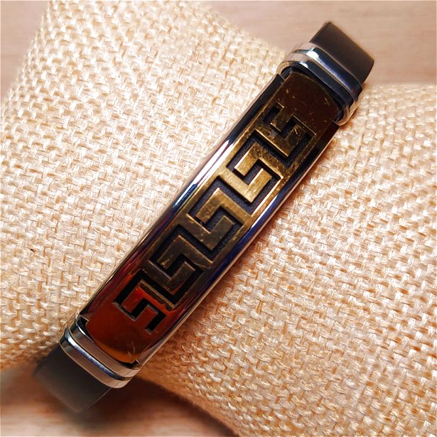 Spartan Warrior Bracelet με ανοξείδωτο ατσάλι σε συσκευασία δώρου / Κωδικός Προϊόντος: S434