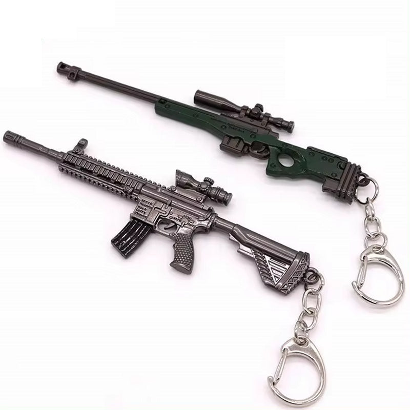 7 τεμάχια μεταλλικά mini guns + paracorde large 23cm