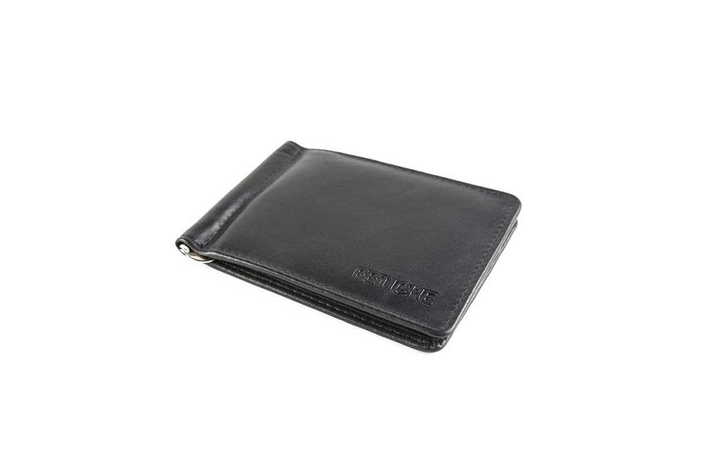 Δερμάτινο χειροποίητο ανδρικό πορτοφόλι / Κωδικός Προϊόντος: VE-2668 black