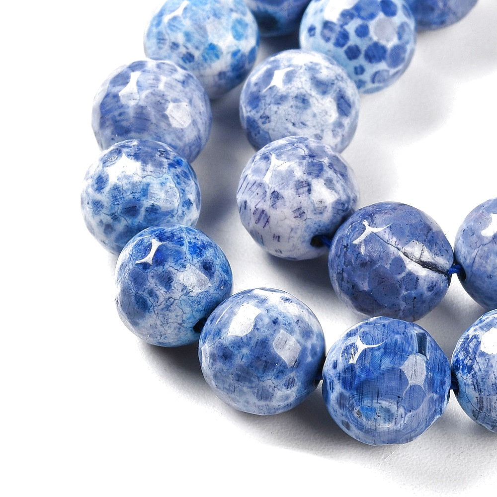 Κομπολόι ημιπολύτιμων λίθων φυσικού Αχάτη και Αιματίτη / Κωδικός Προϊόντος: Α130