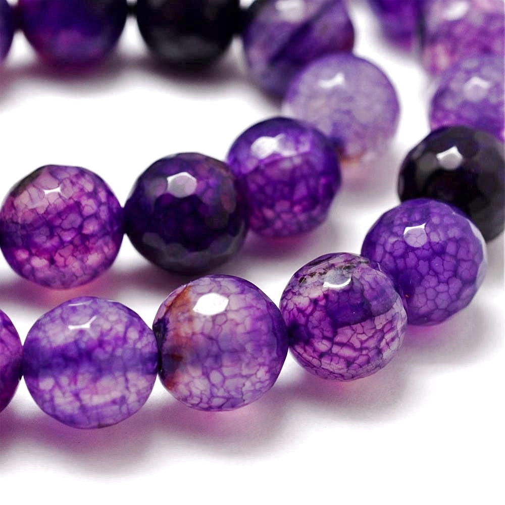 Κομπολόι ημιπολύτιμων λίθων φυσικού Αμέθυστου και Αιματίτη / Κωδικός Προϊόντος: Α134