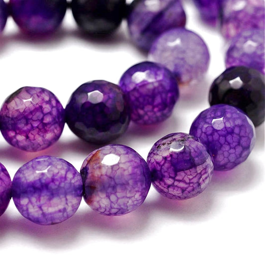 Κομπολόι ημιπολύτιμων λίθων φυσικού Αμέθυστου και Αιματίτη / Κωδικός Προϊόντος: Α134