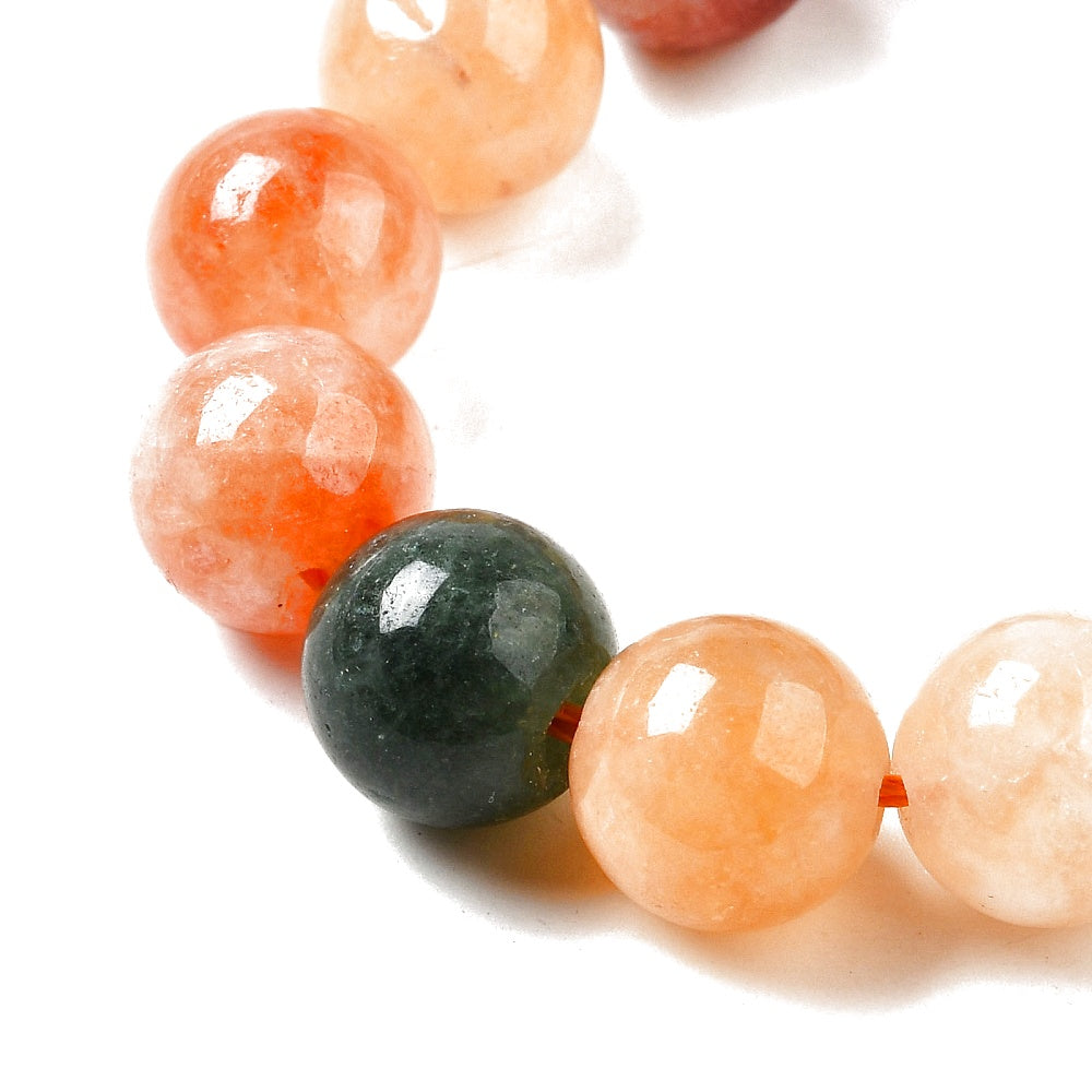 Κομπολόι ημιπολύτιμων λίθων φυσικού Μαλαισιανού Ίασπη και Αιματίτη / Κωδικός Προϊόντος: Α147