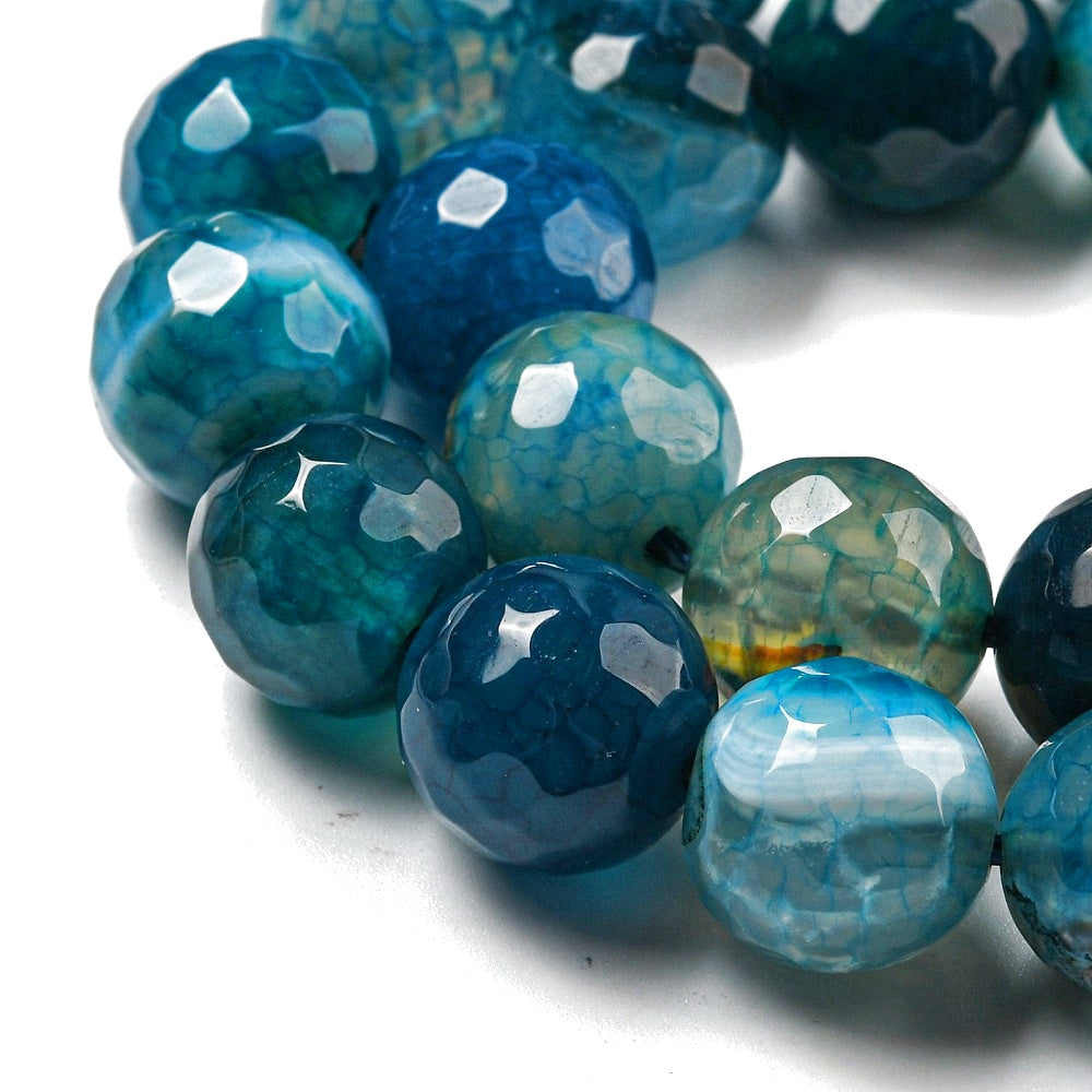 Κομπολόι ημιπολύτιμων λίθων φυσικού Αχάτη και Αιματίτη / Κωδικός Προϊόντος: Α161