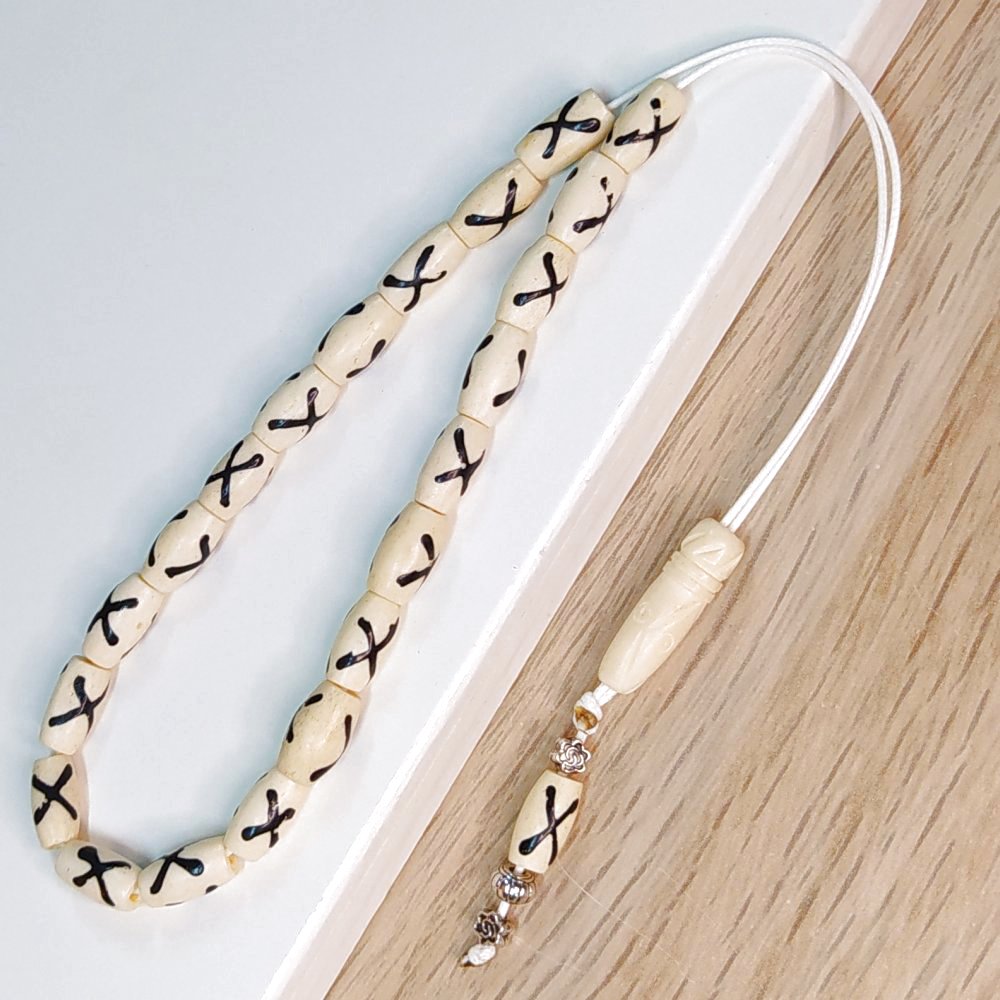 Κομπολόι χειροποίητο από Κόκκαλο Καμήλας / Κωδικός Προϊόντος: Ε107