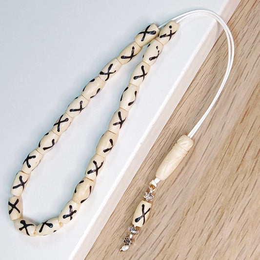 Κομπολόι χειροποίητο από Κόκκαλο Καμήλας / Κωδικός Προϊόντος: Ε107