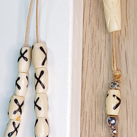 Κομπολόι χειροποίητο από Κόκκαλο Καμήλας / Κωδικός Προϊόντος: Ε108