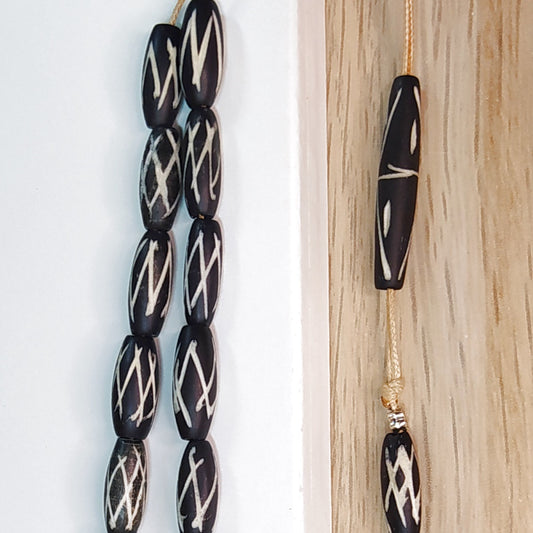 Κομπολόι χειροποίητο από Σκαλιστό Κόκκαλο Καμήλας / Κωδικός Προϊόντος: Ε110