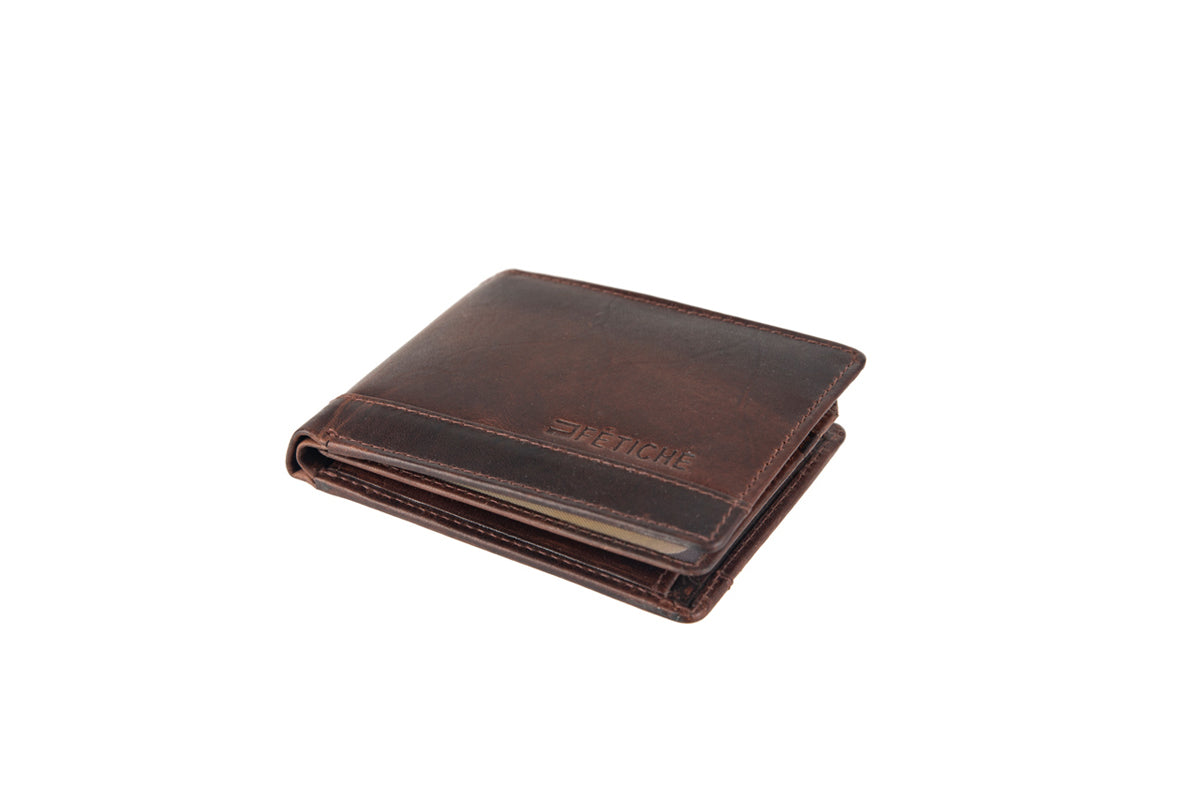 Δερμάτινο χειροποίητο ανδρικό πορτοφόλι / Κωδικός Προϊόντος: OP 12-918