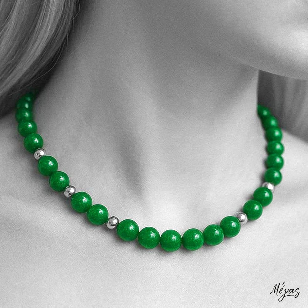 Κολιέ ημιπολύτιμων λίθων φυσικού Μαλαισιανού Ίασπη και Αιματίτη / Κωδικός Προϊόντος: Ζ144