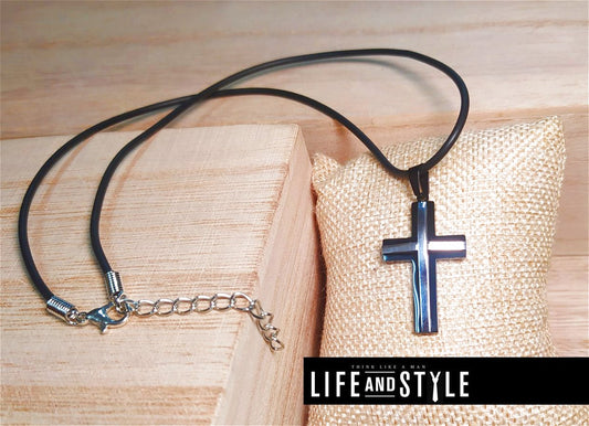 Κρεμαστός Σταυρός φυλακτό από Ανοξείδωτο Ατσάλι / Κωδικός Προϊόντος: BR547