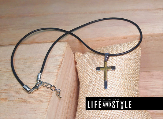 Κρεμαστός Σταυρός φυλακτό από Ανοξείδωτο Ατσάλι / Κωδικός Προϊόντος: BR548