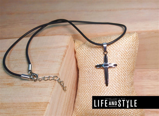 Κρεμαστός Σταυρός φυλακτό από Ανοξείδωτο Ατσάλι / Κωδικός Προϊόντος: BR552