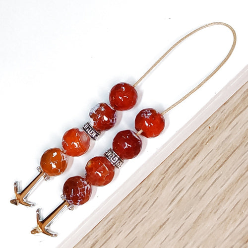 Μπεγλέρι χειροποίητο από Αχάτη κρακελέ / Κωδικός Προϊόντος: BR977