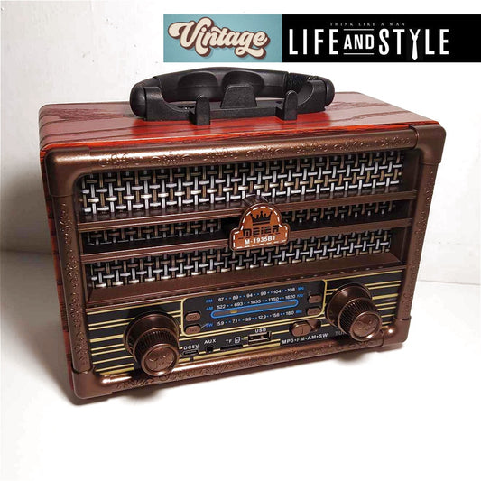 Επαναφορτιζόμενο Vintage ραδιόφωνο & Bluetooth / Κωδικός Προϊόντος: T138