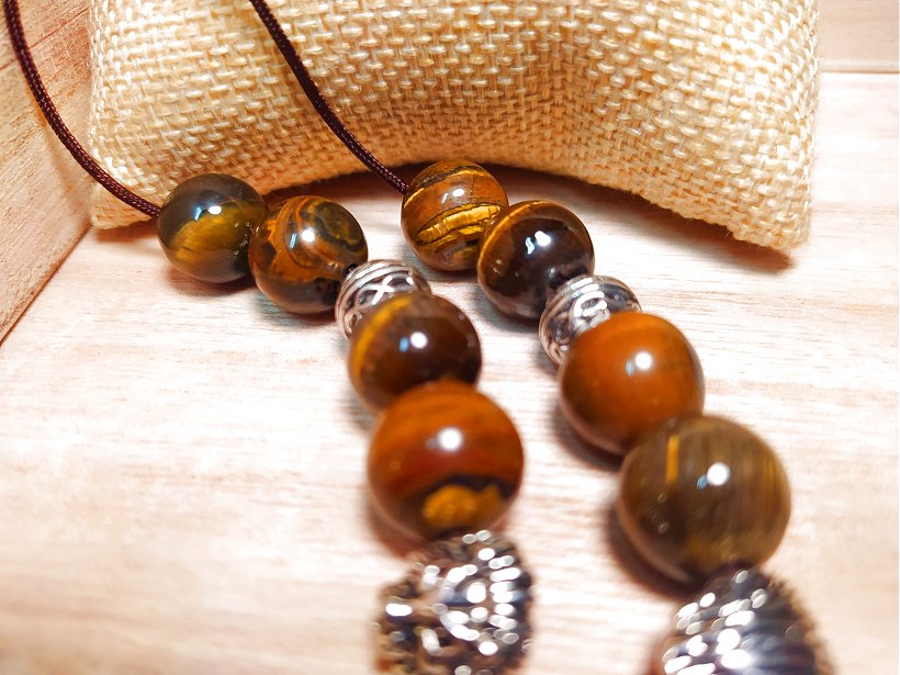 Μπεγλέρι χειροποίητο από Μάτι της Τίγρης / Κωδικός Προϊόντος: BR421