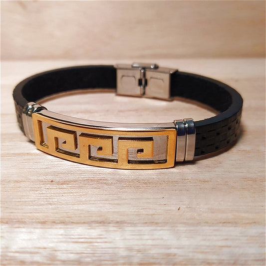 Spartan Warrior Bracelet με ανοξείδωτο ατσάλι σε συσκευασία δώρου / Κωδικός Προϊόντος: S517