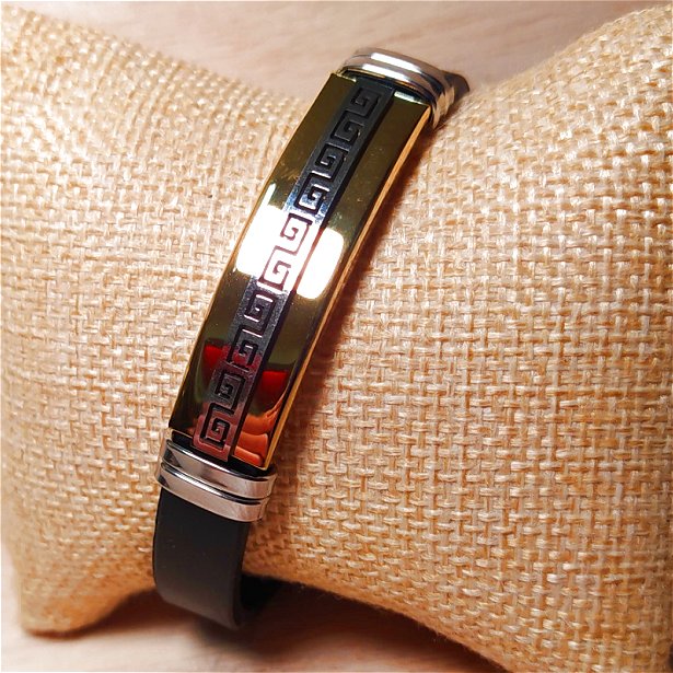 Spartan Warrior Bracelet με ανοξείδωτο ατσάλι σε συσκευασία δώρου / Κωδικός Προϊόντος: S518