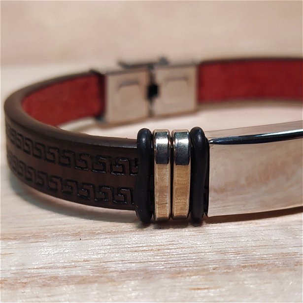 Spartan Warrior Bracelet με ανοξείδωτο ατσάλι σε συσκευασία δώρου / Κωδικός Προϊόντος: S523