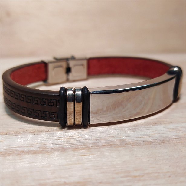 Spartan Warrior Bracelet με ανοξείδωτο ατσάλι σε συσκευασία δώρου / Κωδικός Προϊόντος: S523