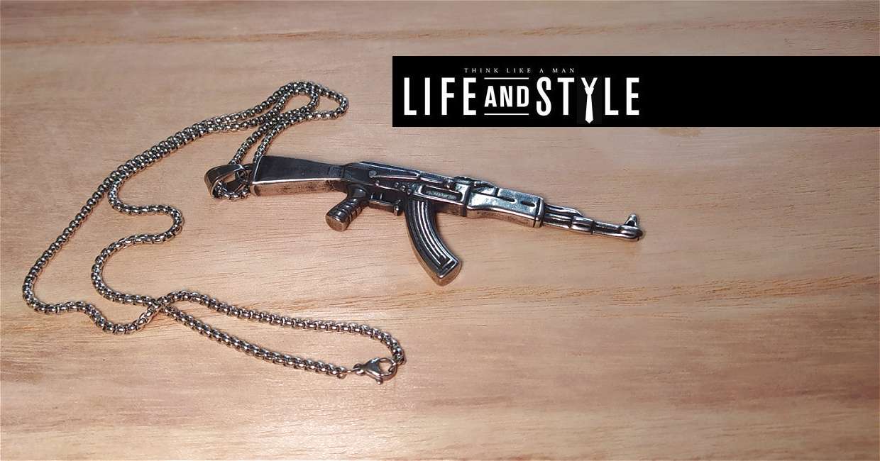 AK-47 κρεμαστό λαιμού από Ανοξείδωτο Ατσάλι / Κωδικός Προϊόντος: BR385