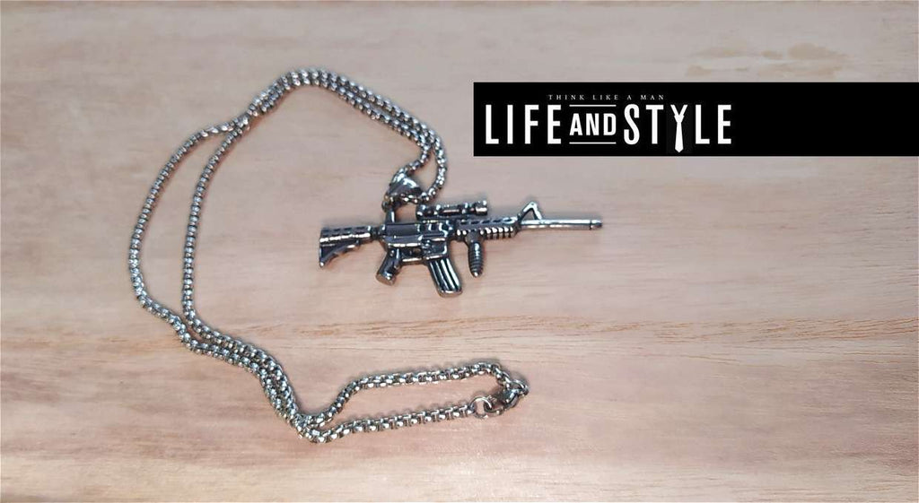 AR-15 κρεμαστό λαιμού από Ανοξείδωτο Ατσάλι / Κωδικός Προϊόντος: BR386