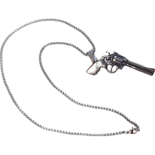 Revolver κρεμαστό λαιμού από Ανοξείδωτο Ατσάλι / Κωδικός Προϊόντος: BR388